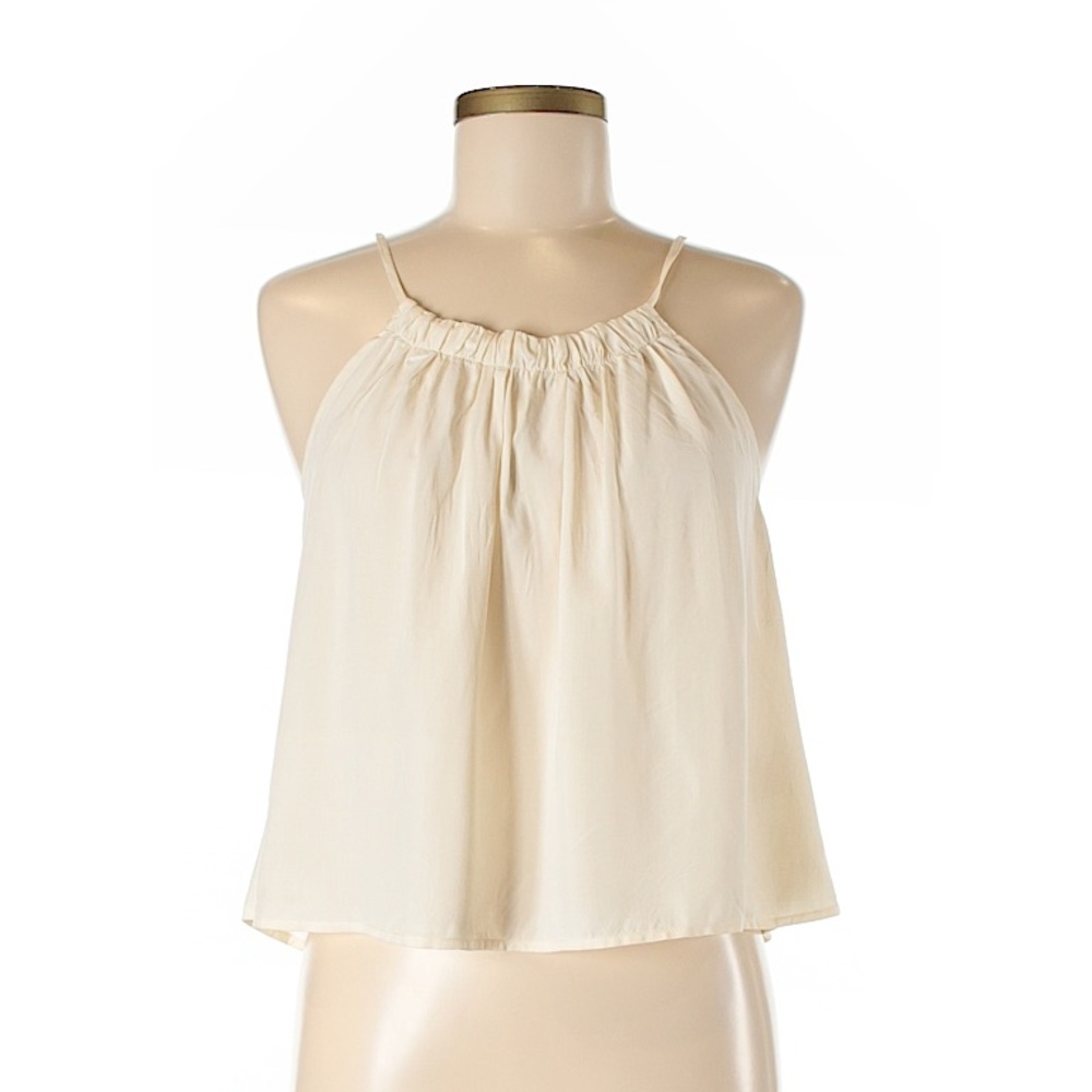 Tobi Cream Sleeveless Crop Camisole